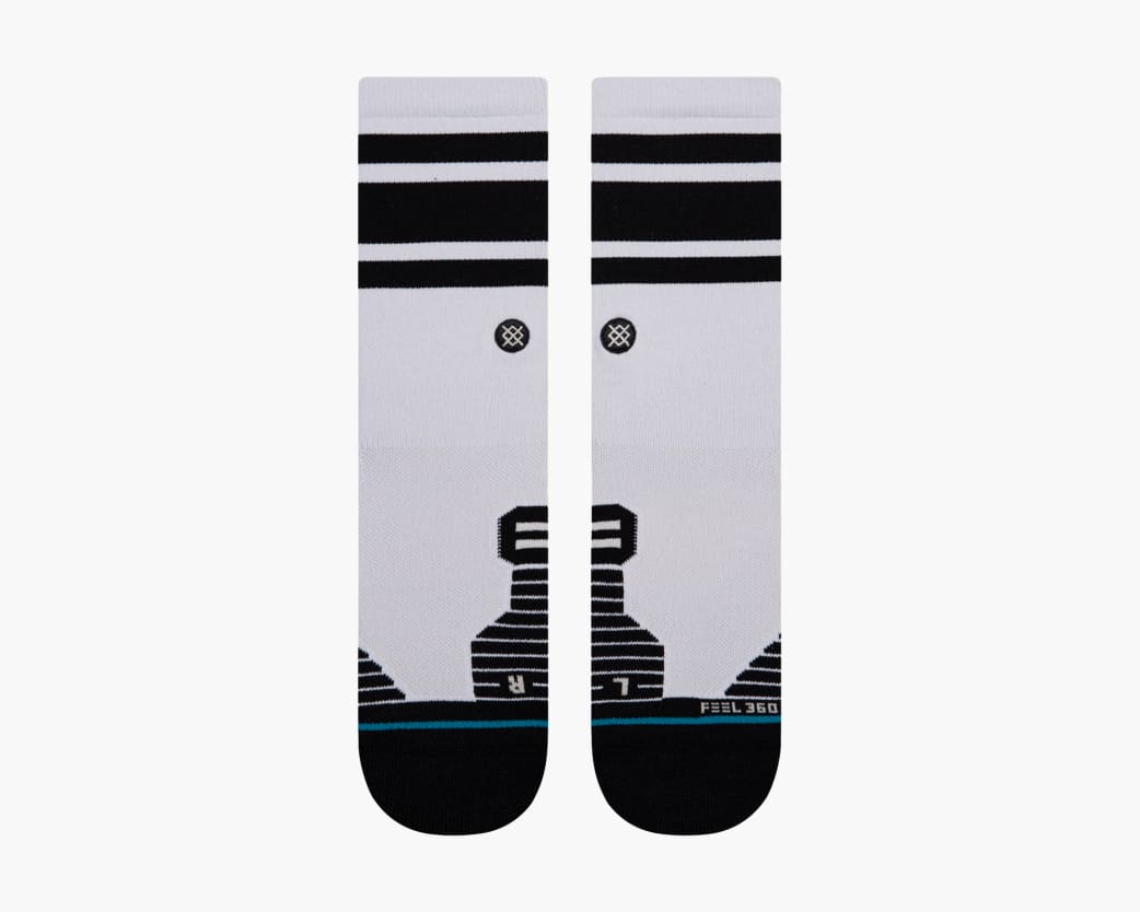 Stance Socks Boyd Mid Black White Rogue Fitness Canada
